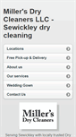 Mobile Screenshot of mymillerscleaners.com